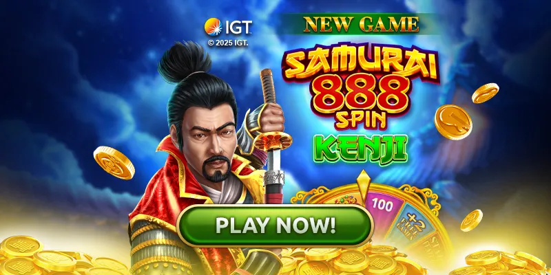 Samurai 888 Spin Kenji slot game artwork