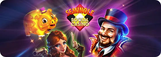 Deadwood Casino Games 14 Seminole social casino characters and logo