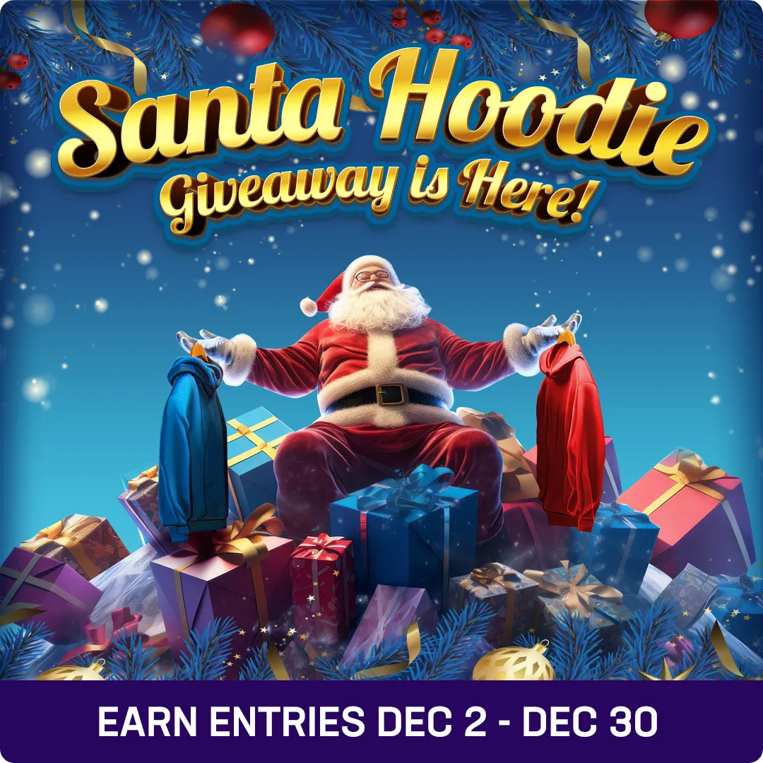 Santa’s Hoodie Giveaway – AC