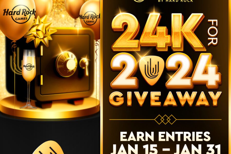 Unity by hard rock 24k giveaway with safe and balloons