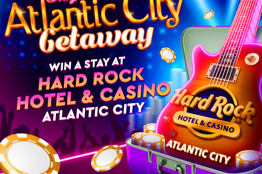 Stay & play atlantic city getaway giveaway at hard rock hotel & casino.