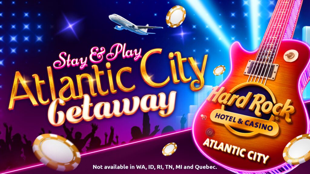Stay & Play Atlantic City Getaway Giveaway at Hard Rock Hotel & Casino.