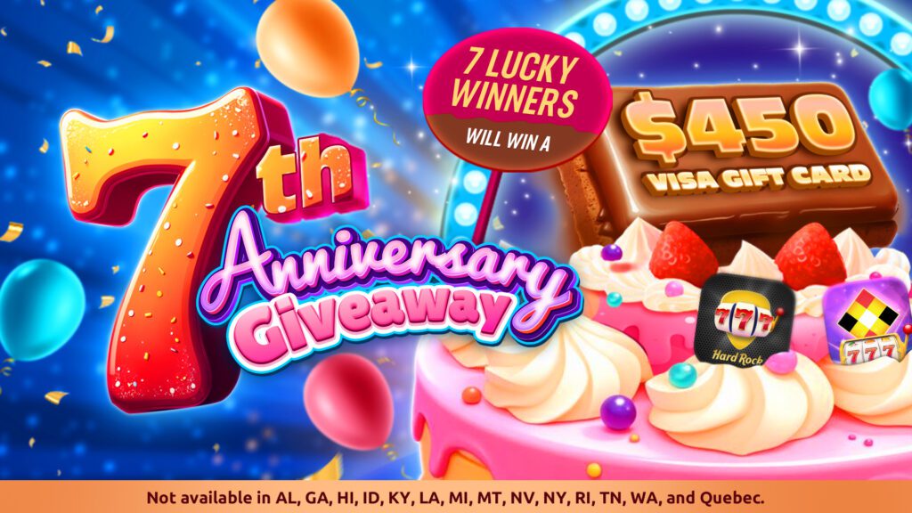 Hard Rock Games 7th Anniversary Giveaway prize artwork