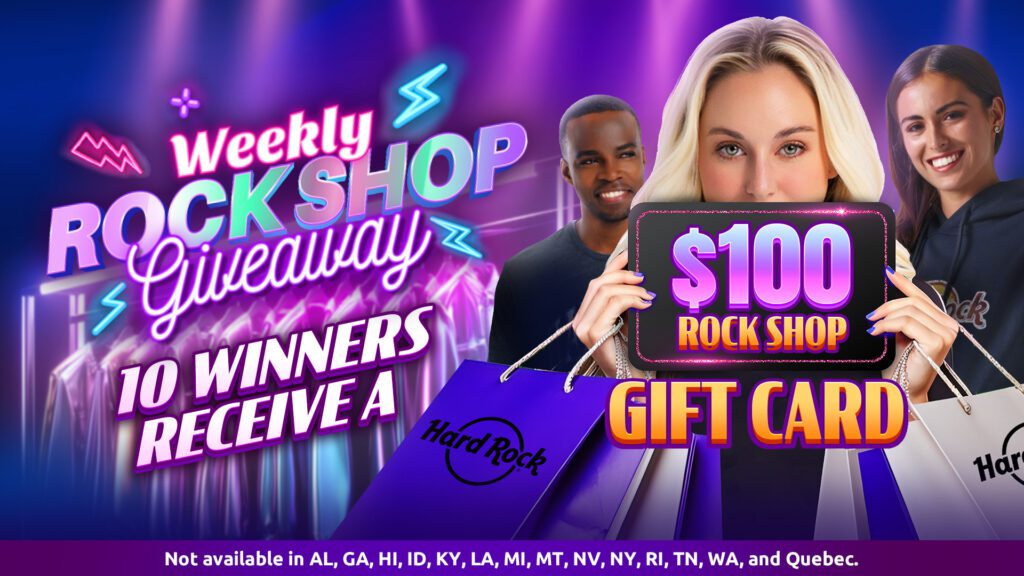 Weekly Rock Shop Giveaway prize artwork