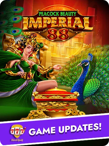 Peacock Beauty Imperial 88 game update at Hard Rock Casino.
