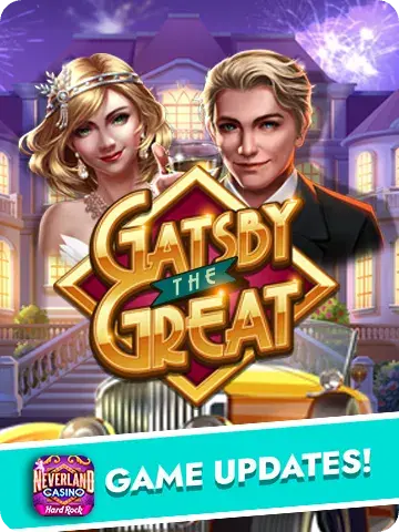 Gatsby the Great game update at Neverland Casino.