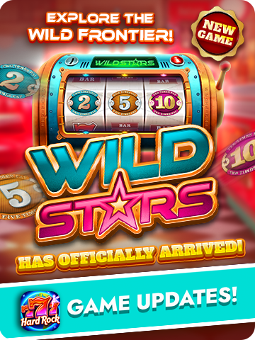 Wild Stars slot machine game update announcement