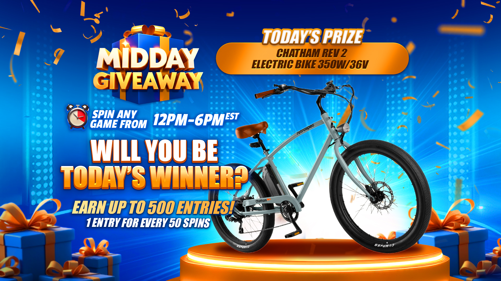 Midday Power Play Electric Bike Giveaway 1 Svg+xml;charset=utf