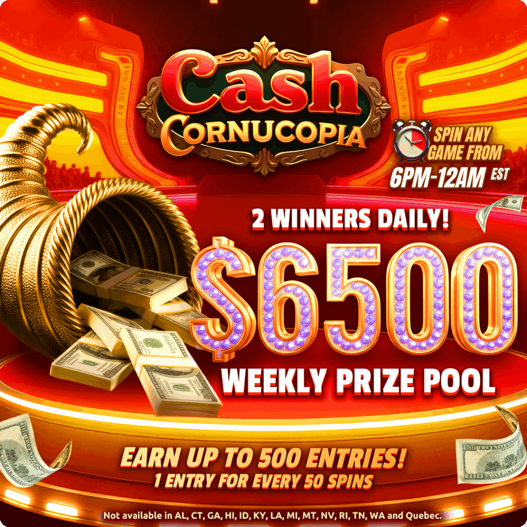 Cash Cornucopia Cash Giveaway