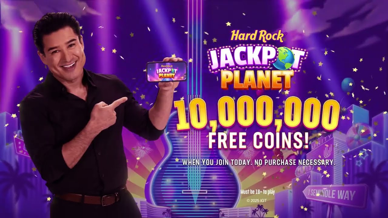 Play Hard Rock Jackpot Planet and enter real giveaways