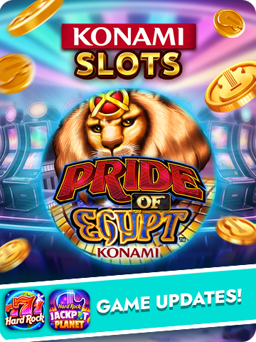 Pride of Egypt slot game image in Hard Rock Jackpot Planet